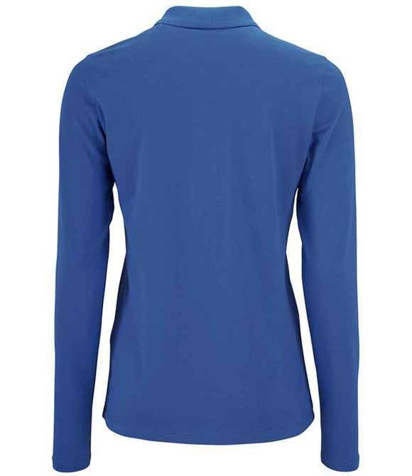 SOL'S Ladies Perfect Long Sleeve Pique Polo Shirt