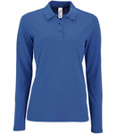 SOL'S Ladies Perfect Long Sleeve Pique Polo Shirt-11