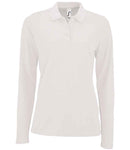 SOL'S Ladies Perfect Long Sleeve Pique Polo Shirt-4