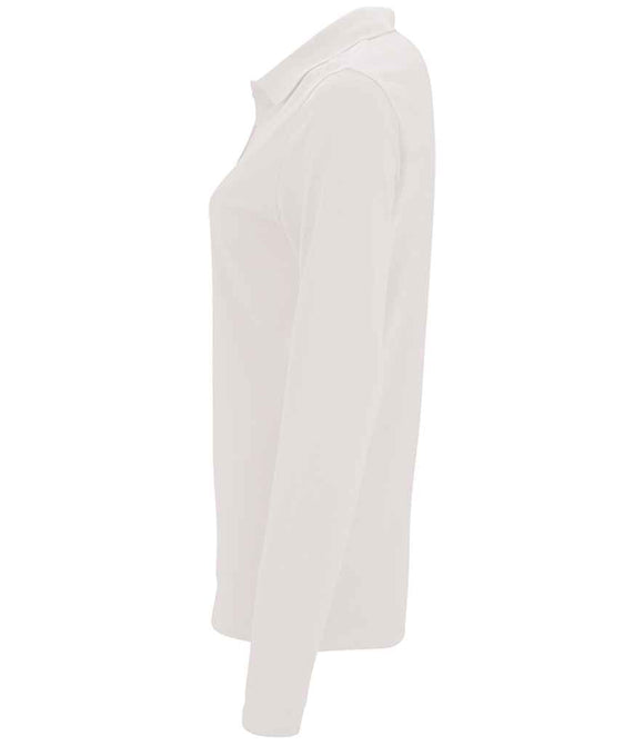 SOL'S Ladies Perfect Long Sleeve Pique Polo Shirt