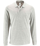 SOL'S Perfect Long Sleeve Pique Polo Shirt-20