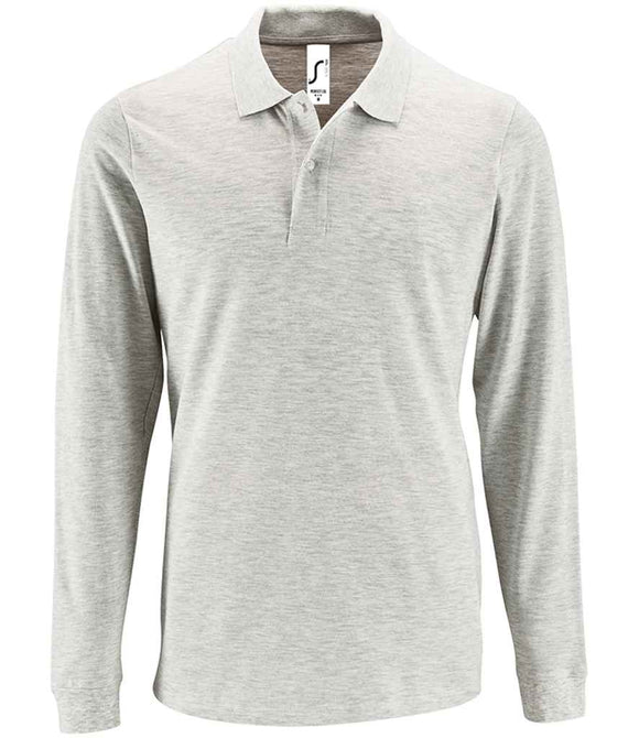 SOL'S Perfect Long Sleeve Pique Polo Shirt