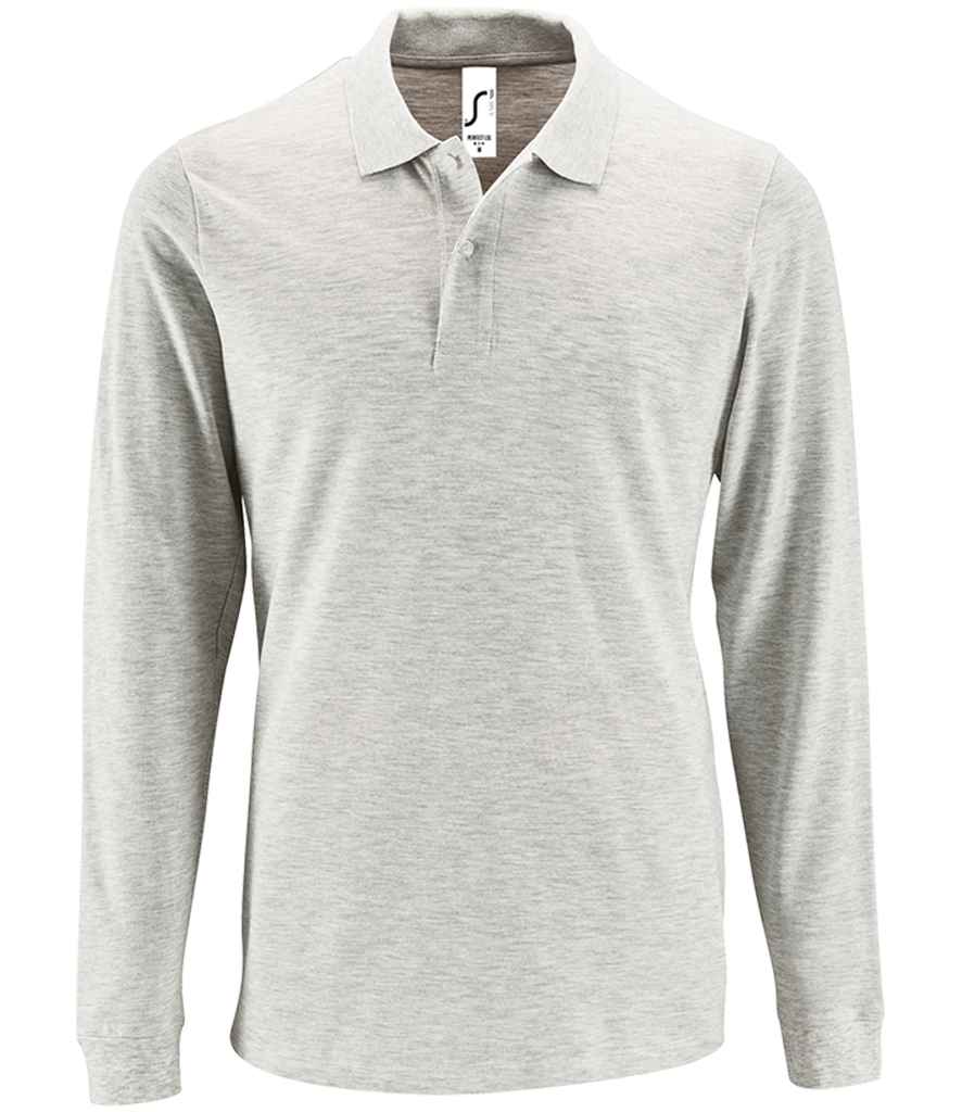SOL'S Perfect Long Sleeve Pique Polo Shirt