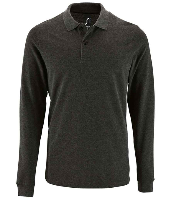 SOL'S Perfect Long Sleeve Pique Polo Shirt