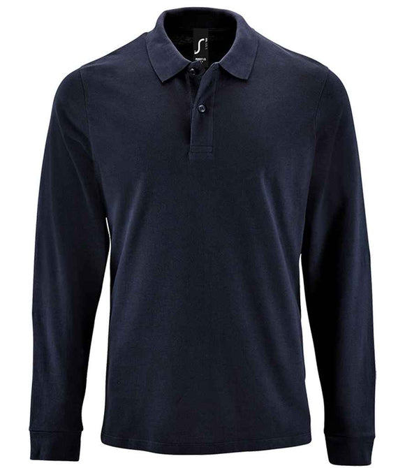 SOL'S Perfect Long Sleeve Pique Polo Shirt
