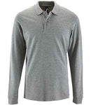 SOL'S Perfect Long Sleeve Pique Polo Shirt-23