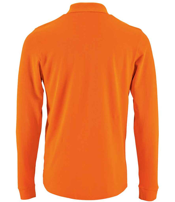 SOL'S Perfect Long Sleeve Pique Polo Shirt
