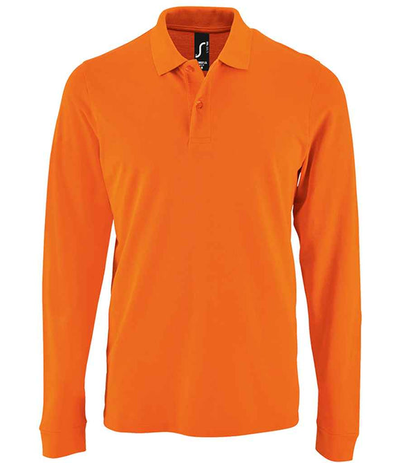 SOL'S Perfect Long Sleeve Pique Polo Shirt