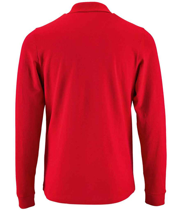 SOL'S Perfect Long Sleeve Pique Polo Shirt