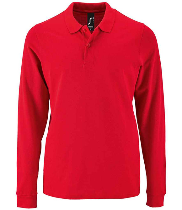 SOL'S Perfect Long Sleeve Pique Polo Shirt