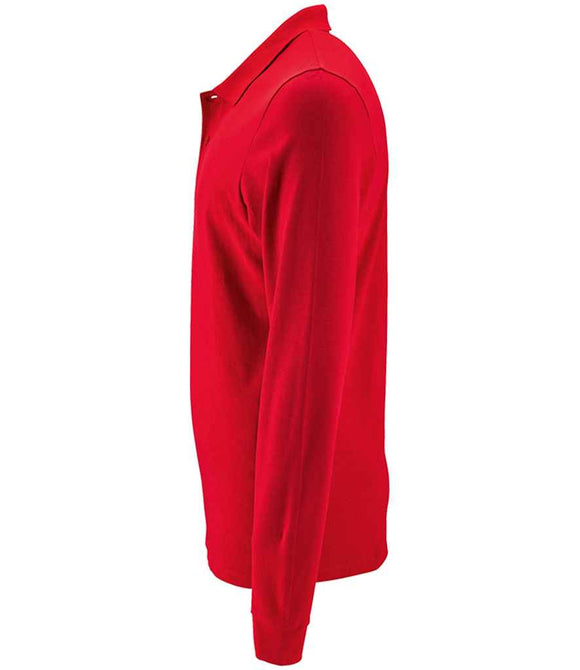 SOL'S Perfect Long Sleeve Pique Polo Shirt