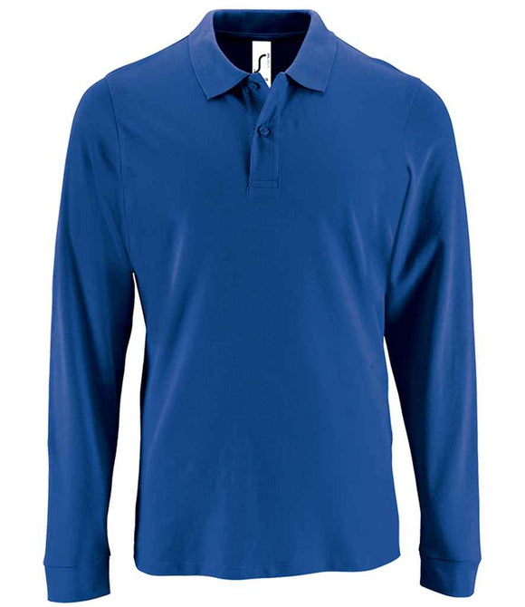SOL'S Perfect Long Sleeve Pique Polo Shirt