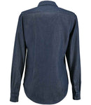 SOL'S Ladies Barry Long Sleeve Denim Shirt | Denim Brut-3