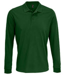 SOL'S Unisex Prime Long Sleeve Pique Polo Shirt-14