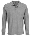 SOL'S Unisex Prime Long Sleeve Pique Polo Shirt-17