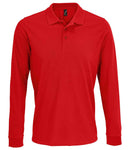 SOL'S Unisex Prime Long Sleeve Pique Polo Shirt-23