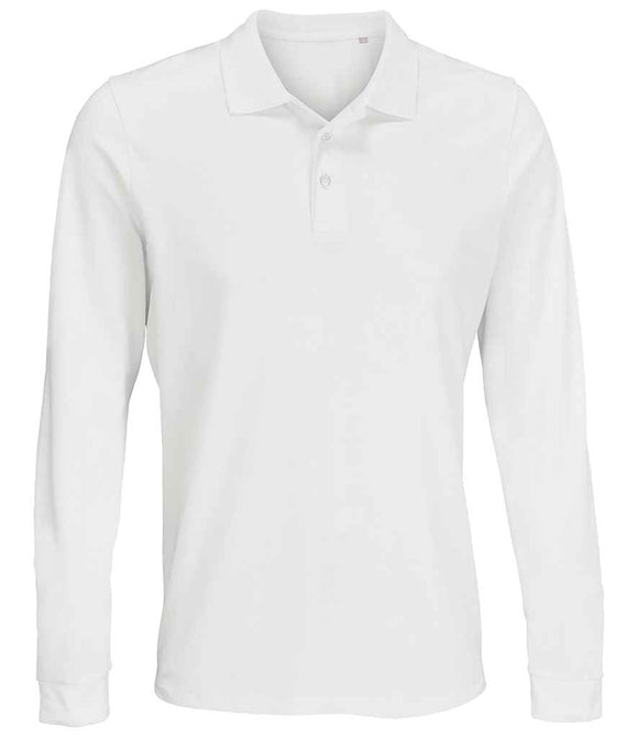 SOL'S Unisex Prime Long Sleeve Pique Polo Shirt