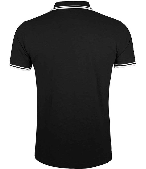 SOL'S Pasadena Tipped Cotton Pique Polo Shirt