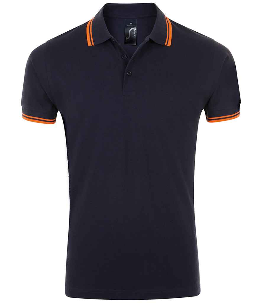 SOL'S Pasadena Tipped Cotton Pique Polo Shirt