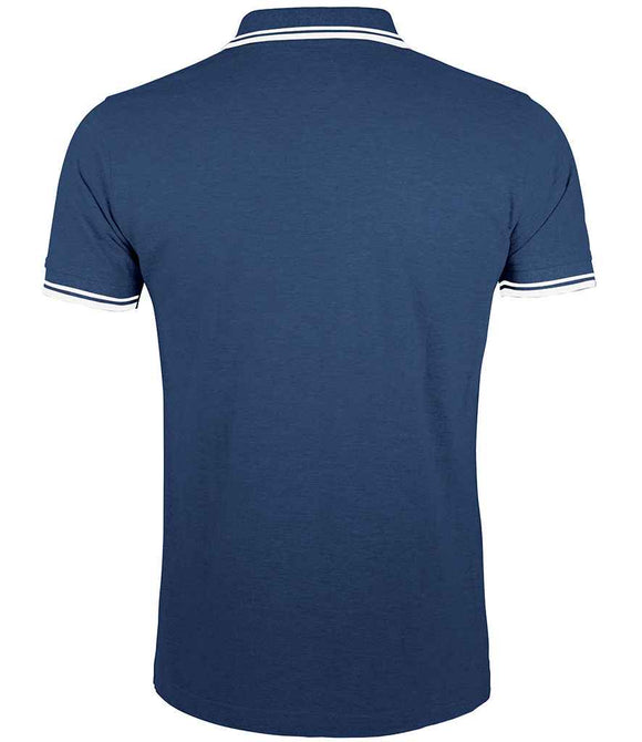 SOL'S Pasadena Tipped Cotton Pique Polo Shirt