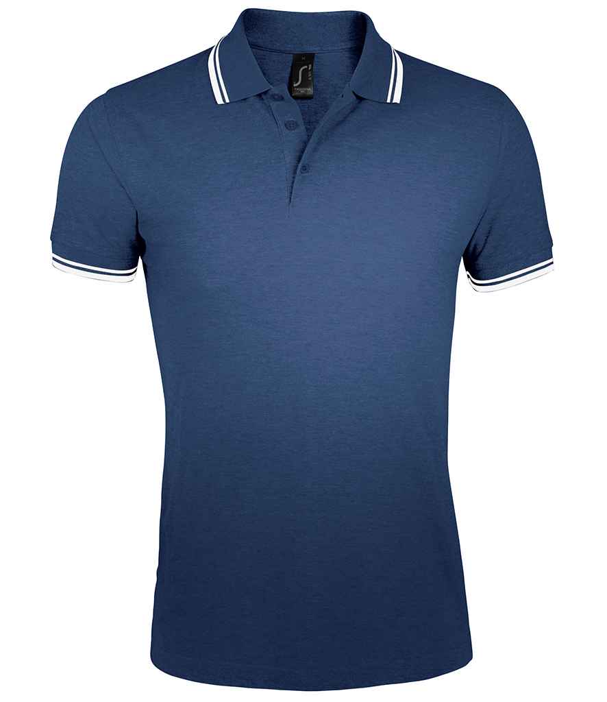 SOL'S Pasadena Tipped Cotton Pique Polo Shirt