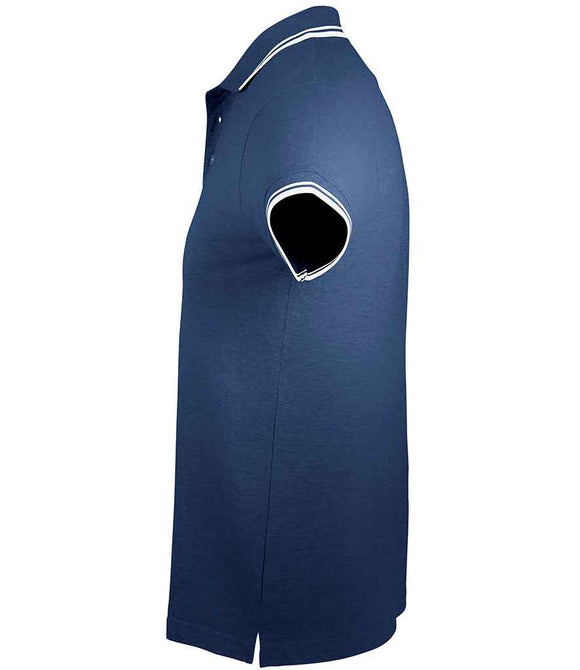 SOL'S Pasadena Tipped Cotton Pique Polo Shirt