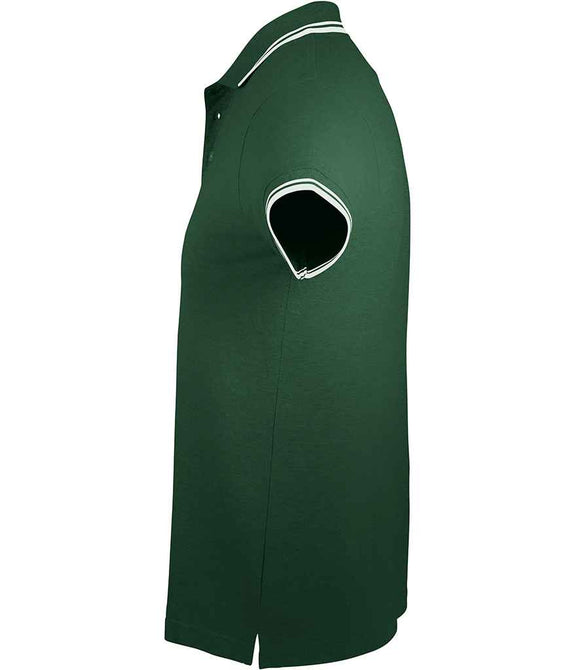 SOL'S Pasadena Tipped Cotton Pique Polo Shirt