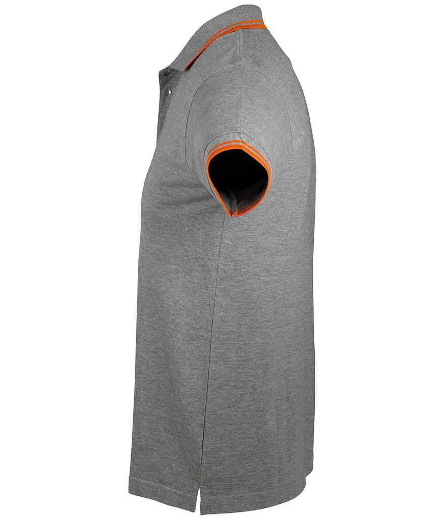 SOL'S Pasadena Tipped Cotton Pique Polo Shirt