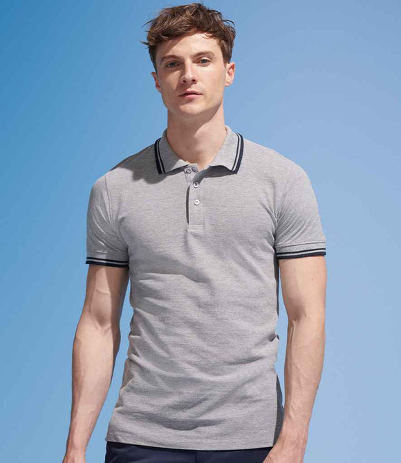 SOL'S Pasadena Tipped Cotton Pique Polo Shirt