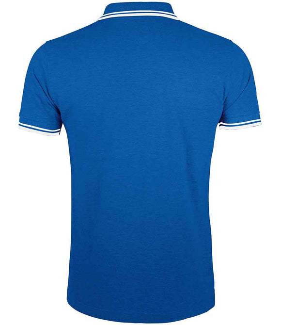 SOL'S Pasadena Tipped Cotton Pique Polo Shirt