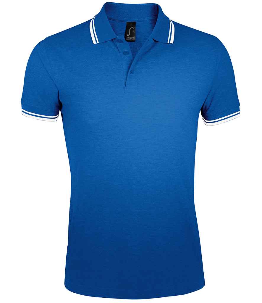 SOL'S Pasadena Tipped Cotton Pique Polo Shirt