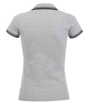 SOL'S Ladies Pasadena Tipped Cotton Pique Polo Shirt-30