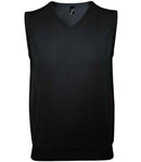 SOL'S Unisex Gentlemen Sleeveless Cotton Acrylic V Neck Sweater-1