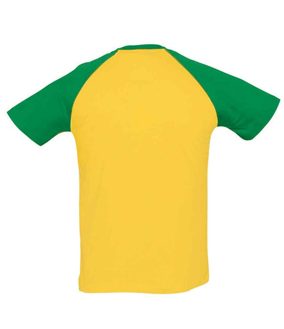 SOL'S Funky Contrast Baseball T-Shirt