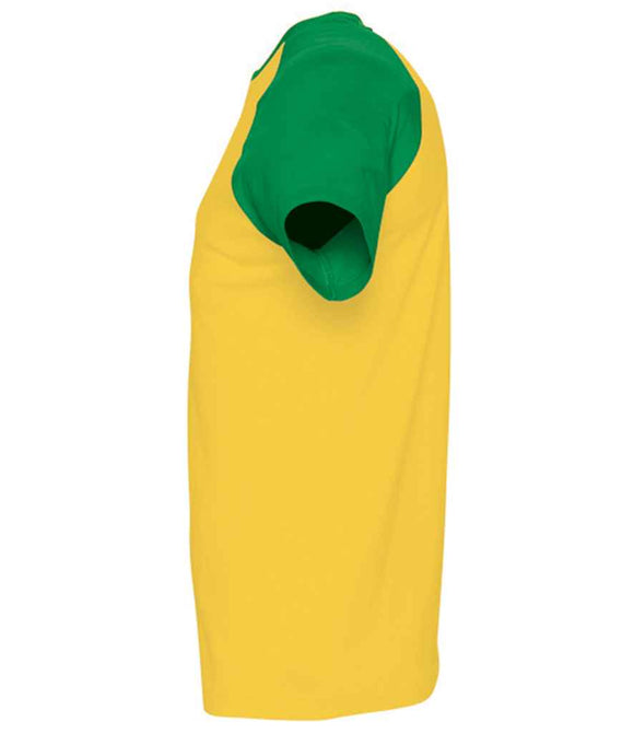 SOL'S Funky Contrast Baseball T-Shirt