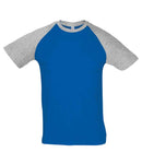 SOL'S Funky Contrast Baseball T-Shirt-26