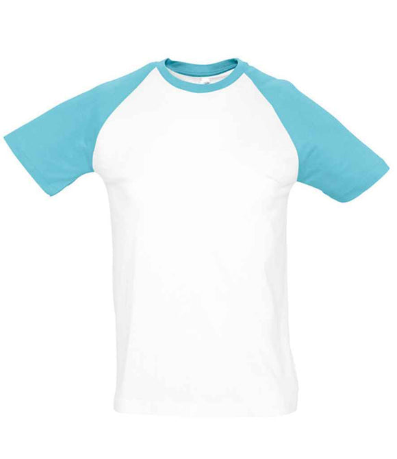 SOL'S Funky Contrast Baseball T-Shirt