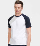 SOL'S Funky Contrast Baseball T-Shirt-13