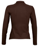 SOL'S Ladies Podium Long Sleeve Cotton Pique Polo Shirt-33