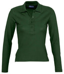 SOL'S Ladies Podium Long Sleeve Cotton Pique Polo Shirt-20