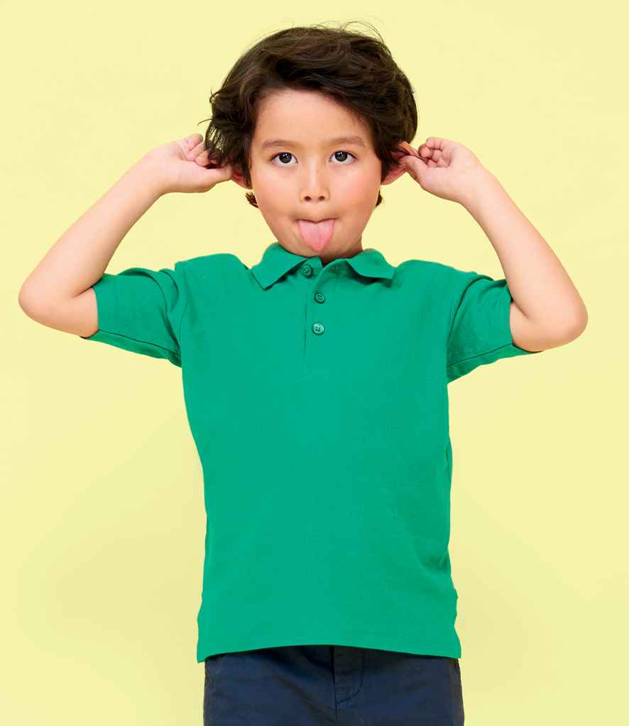 SOL'S Kids Summer II Cotton Pique Polo Shirt