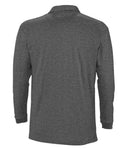 SOL'S Winter II Long Sleeve Cotton Pique Polo Shirt-30