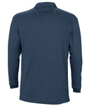 SOL'S Winter II Long Sleeve Cotton Pique Polo Shirt-12