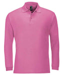 SOL'S Winter II Long Sleeve Cotton Pique Polo Shirt-38