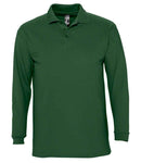 SOL'S Winter II Long Sleeve Cotton Pique Polo Shirt-20