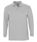 SOL'S Winter II Long Sleeve Cotton Pique Polo Shirt-26