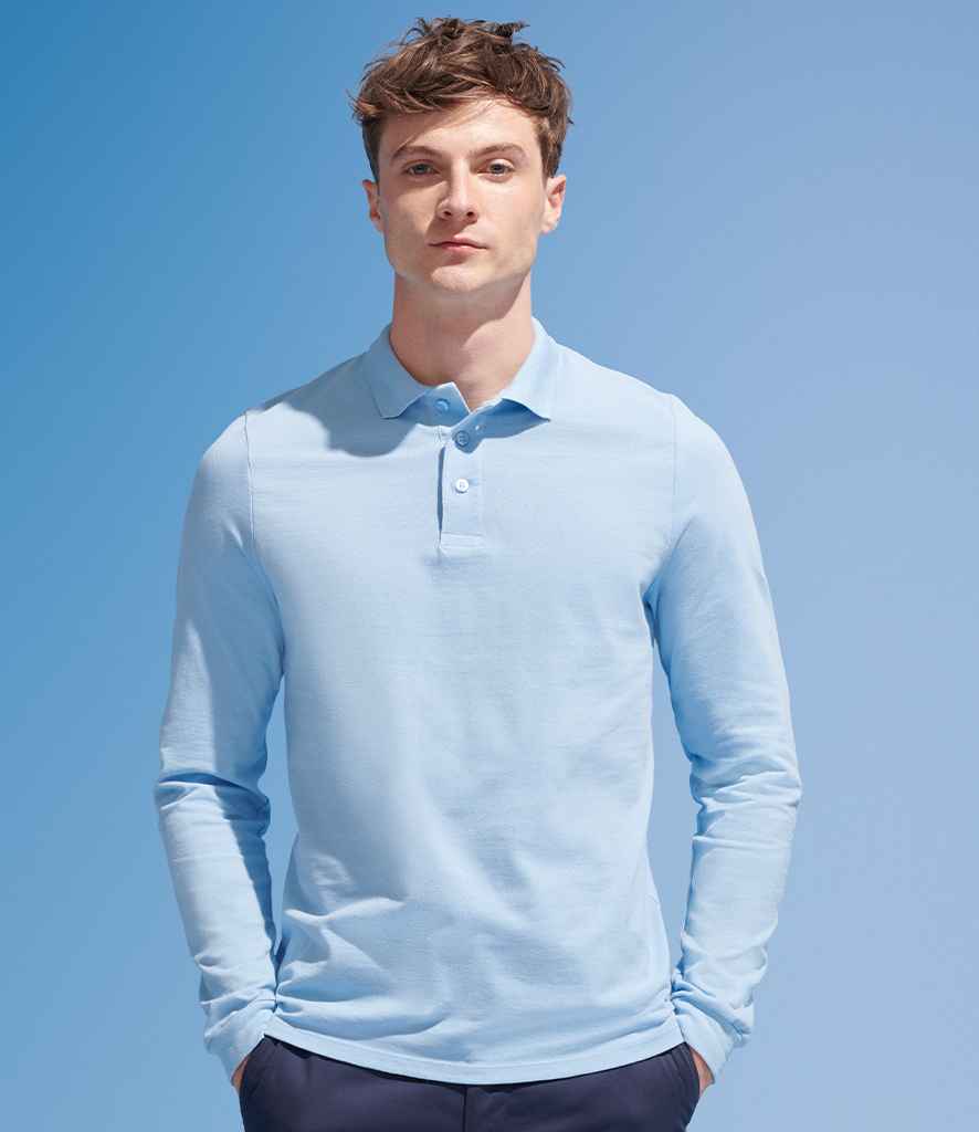 SOL'S Winter II Long Sleeve Cotton Pique Polo Shirt