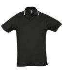 SOL'S Practice Tipped Cotton Pique Polo Shirt-1