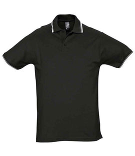 SOL'S Practice Tipped Cotton Pique Polo Shirt