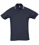 SOL'S Practice Tipped Cotton Pique Polo Shirt-8